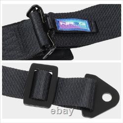 NRG SBH-B6PCBK SFI 16.1 Racing Harness 5 Point 3 Wide Latch Link Seat Belt
