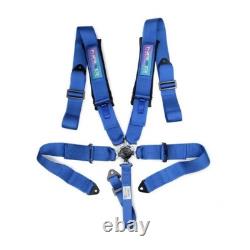 NRG SBH-B6PCBL 5-Point SFI Seat Belt Harness Camlock Blue