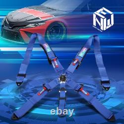 NRG SBH-B6PCBL SFI 16.1 5-Point Racing Safety Harness Cam Lock Seat Belt Blue