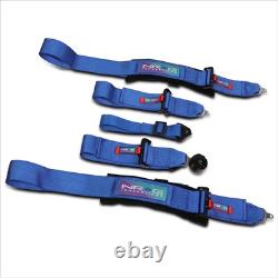 NRG SBH-B6PCBL SFI 16.1 5-Point Racing Safety Harness Cam Lock Seat Belt Blue
