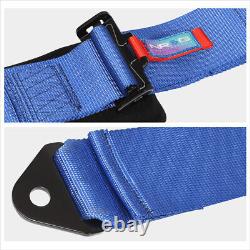 NRG SBH-B6PCBL SFI 16.1 5-Point Racing Safety Harness Cam Lock Seat Belt Blue