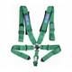 NRG SBH-B6PCGN 5-Point SFI Seat Belt Harness Camlock Green