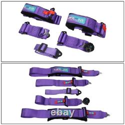NRG SBH-B6PCPP 5 Point SFI Approved Cam Lock Buckle Racing Seat Belt Harness