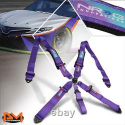 NRG SBH-B6PCPP SFI 16.1 Cam-Lock Buckle 5-Point Racing Harness Seat Belt Purple