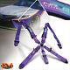 NRG SBH-B6PCPP SFI 16.1 Cam-Lock Buckle 5-Point Racing Harness Seat Belt Purple
