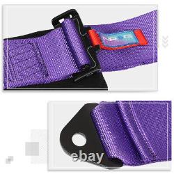 NRG SBH-B6PCPP SFI 16.1 Cam-Lock Buckle 5-Point Racing Harness Seat Belt Purple