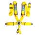NRG SBH-B6PCYL 5PT For 3in. Seat Belt Harness Cam Lock In Yellow