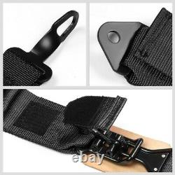 NRG SBH-R5PCBK 5-Point Latch Link Black SFI 16.1 Race Seat Belt Harness Cushion