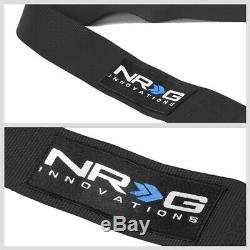 NRG SBH-R6PCBK 5-Point Cam Lock Buckle Black Racing Safety 3 Seat Belt Harness