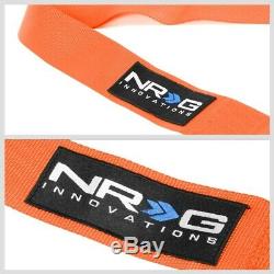 NRG SBH-R6PCOR 5-Point Cam Lock Orange SFI 16.1 Racing Seat Belt Harness