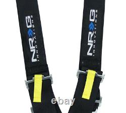 NRG SFI 16.1 5PT 3 Seat Belt Harness / Cam Lock Black