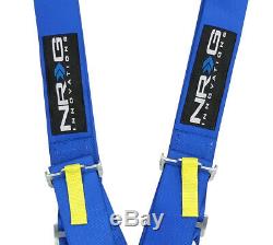 NRG SFI 16.1 5PT 3in. Seat Belt Harness / Cam Lock Blue SBH-RS5PCBL