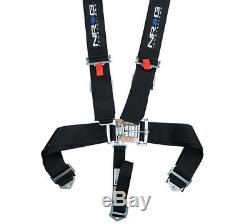 NRG SFI 16.1 5PT 3in. Seat Belt Harness / Latch Link Black SBH-5PCBK