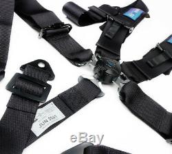 NRG SFI APPROVED Seat Belt Harness 5 Point Cam Lock Black SBH-B6PCBK
