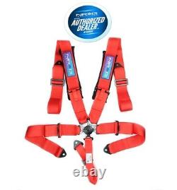 NRG SFI Approved Seat Belt Harness 5 Point Cam Lock Silver SBH-B6PCRD