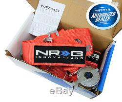 NRG Seat Belt Harness 5 Point Cam Lock Red SBH-R6PCRD