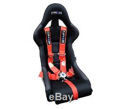 NRG Seat Belt Harness 5 Point Cam Lock Red SBH-R6PCRD