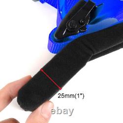New 2PCS Blue 2inch 4 Point Safety Harness Racing Seat Belts For ATV UTV Go-Kart