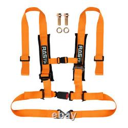 New 2inch 4-Point Harness Sport Quick Release Safety Seat Belt with Shoulder Pad
