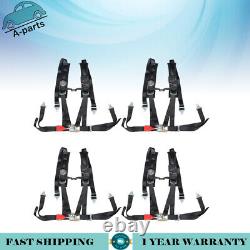 New 4 Point 2 Padded Fit For Polaris RZR XP S 4 1000 Seat Belt Harness 4 Pack