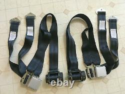 New Amsafe Seat Belt Set Model 9600-3 w Shoulder Harness, Take-up Reel, Lap Belt