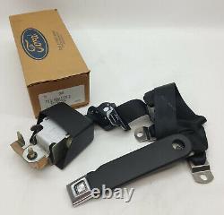 New Genuine Ford F3HZ-60611A73-A Black Driver LH Side Front Seat Belt Setup