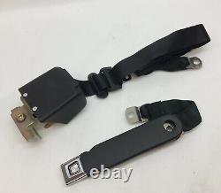 New Genuine Ford F3HZ-60611A73-A Black Driver LH Side Front Seat Belt Setup