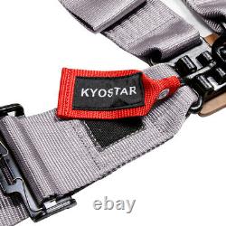 New Grey 3 inch Sabelt 5-Point Camlock Quick Release Racing Seat Belt Harness
