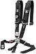 New Pro Armor Black 5 Point Safety Harness Seat Belt RZR, Rhino 3 Pads A115231