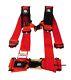 New Pro Armor Red 5 Point Safety Harness Seat Belt RZR 3 Pads A115230RD