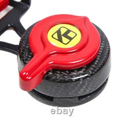 New RED Cam Lock Carbon Fiber Quick Release Racing Seat Belt Safety Harness 5 pt