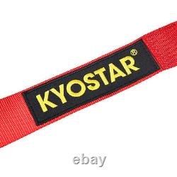 New RED Cam Lock Carbon Fiber Quick Release Racing Seat Belt Safety Harness 5 pt