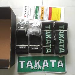 New Universal Black 4 Point Camlock Quick Release Racing Seat Belt Harness 3