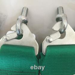 New Universal Green 4 Point Camlock Quick Release Racing Car Seat Belt Harness