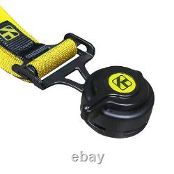 New Yellow Durable 5-Point Camlock Quick Release Race Seat Belt Harness KYOSTAR