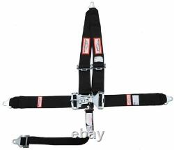 Nhra / Ihra Black Race Car Seat Belt Racing Harness Sfi 16.1