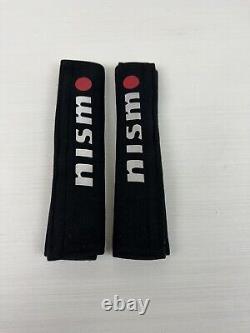 Nismo Mid Logo Alcantara JGTC GT500 Harness Seat Belt Pads Rare R32 R33 R34 S15