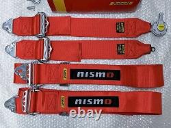 Nismo Sabelt seat belt harness red red GT-R BNR34 BCNR33 BNR32 S15 S14 S13