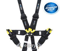 Nrg 6 Point 3 Black Seat Belt Harness Fia / Hans Approved Sbh-hrs6pcbk