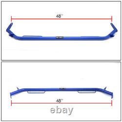 Nrg Hbr-001bl Universal 47 Aluminum 4-point Safety Seat Belt Roll Harness Bar