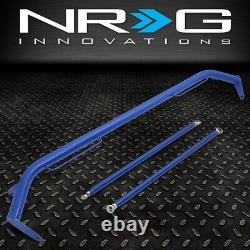 Nrg Innovations Hbr-001bl 47 Aluminum 4-point Safety Seat Belt Harness Bar Set