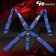 Nrg Sbh-b6pcbk Blue Universal Sfi 16.1 5-point Cam Lock Race Seat Belt Harness