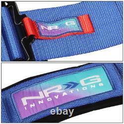 Nrg Sbh-b6pcbk Blue Universal Sfi 16.1 5-point Cam Lock Race Seat Belt Harness