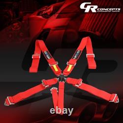 Nrg Universal Sfi 16.1 5-point Cam Lock Racing Seat Belt Harness Sbh-rs5pcrd