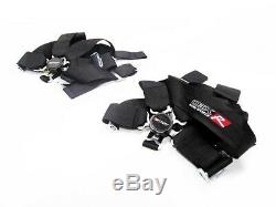 OBX Racing Sports Black 5 Point Racing Seat Belt Harness Driver & Passenger Set
