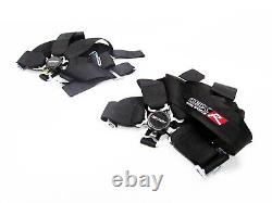 OBX Universal Black 5 Point Seat Belt Harness