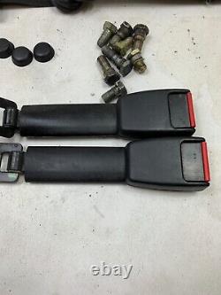 OEM PORSCHE 944 911 Front Seat Belts Pair LH RH Retractors, Recievers, bolts