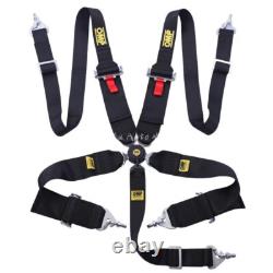 OMP 5 Point Camlock Quick Release Car Seat Belt Harness Racing Universal 3 New