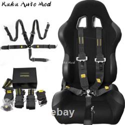 OMP 5 Point Camlock Quick Release Car Seat Belt Harness Racing Universal 3 New
