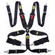 OMP 6 Point Camlock Quick Release Car Seat Belt Harness Racing Universal 3 New